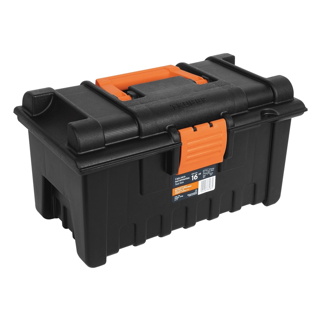 [T19790] Caja para herramienta de 16' sin compartimentos, Truper