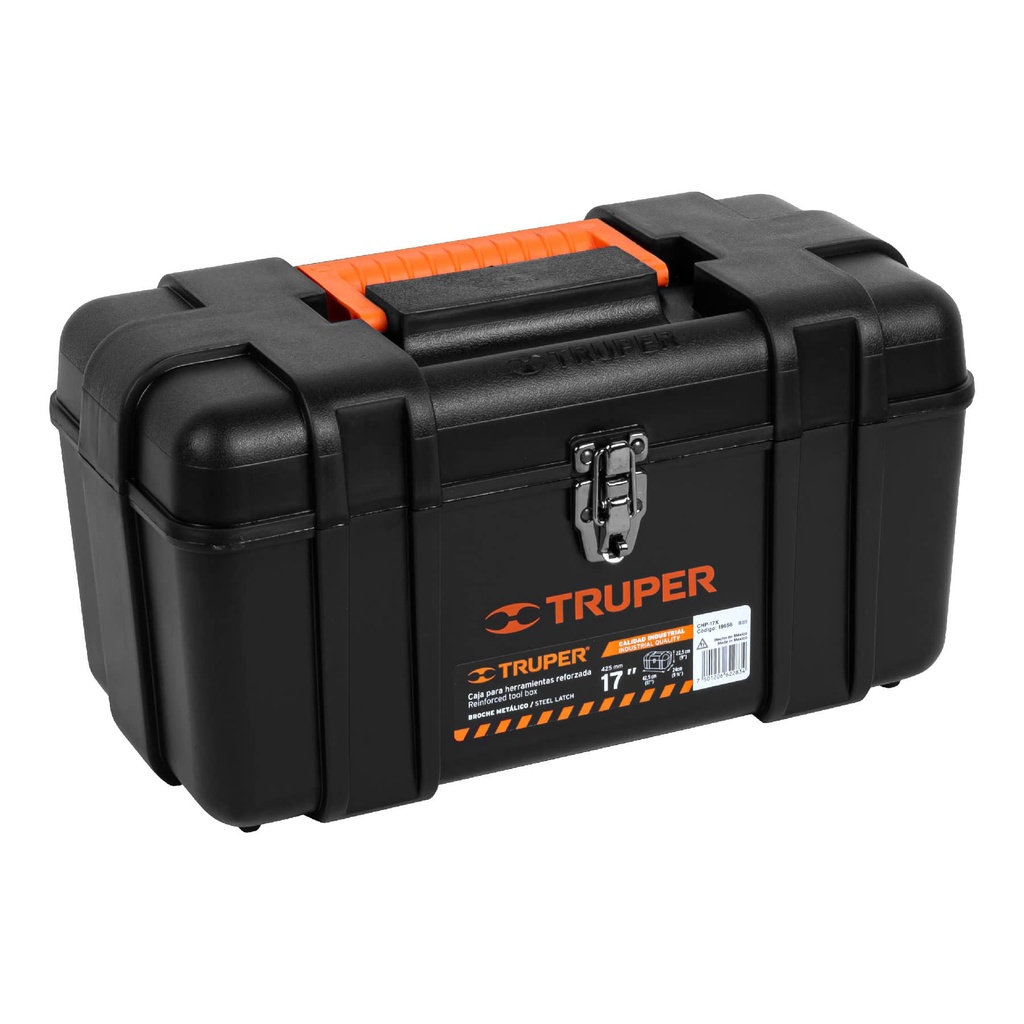 [T19656] Caja para herramienta de 17' industrial, broches metálicos