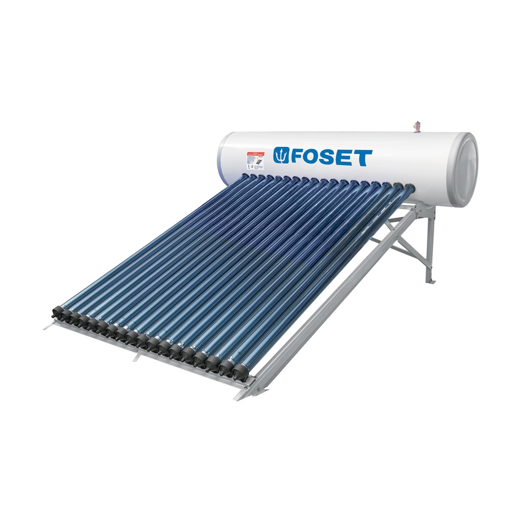 Calentador solar de agua Heat Pipe 18 tubos 200L, 5 personas