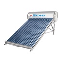 Calentador solar de agua de 15 tubos 180 L, 5 personas
