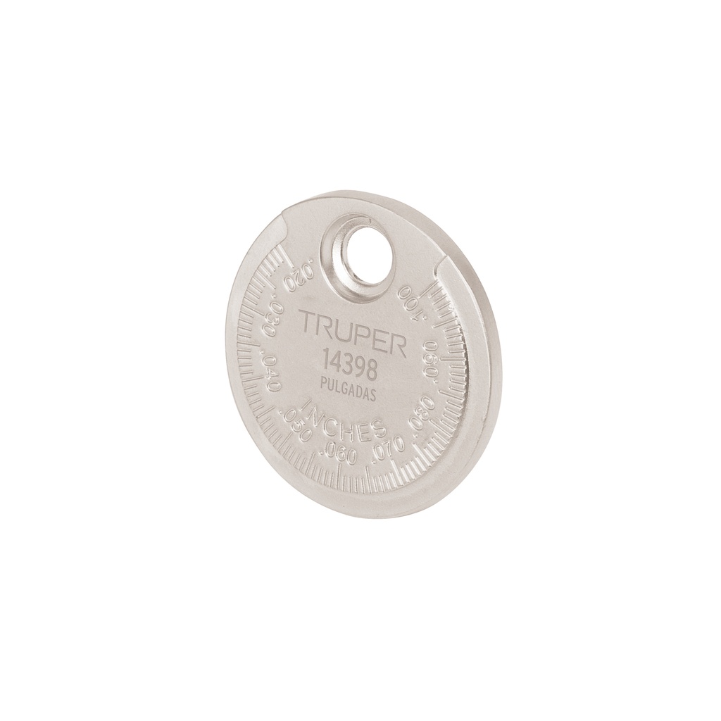 [T14398] Calibrador redondo para bujías, Truper