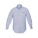 Camisa azul para caballero, manga larga talla CH, Truper