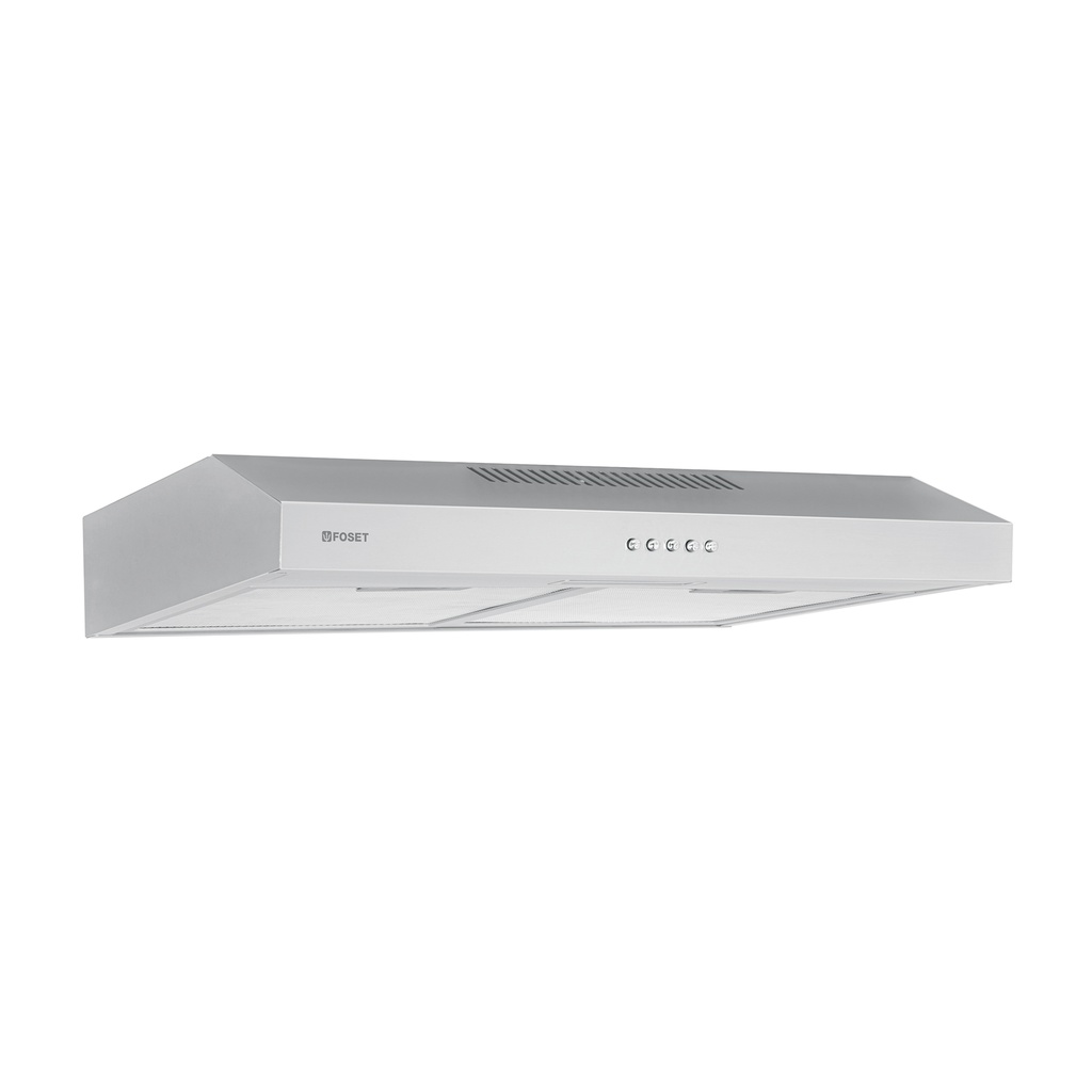 Campana extractora 60 cm, de pared, acero inoxidable, Foset - Pag 731
