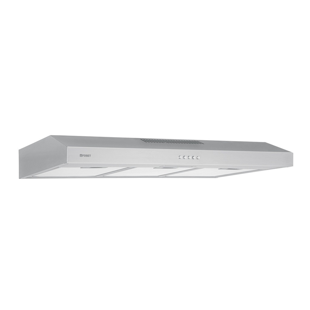 Campana extractora 80 cm, de pared, acero inoxidable, Foset - Pag 731