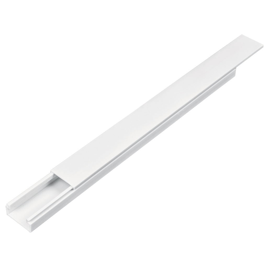 [T46284] Canaleta de 1 vía 10 x 20 mm, con adhesivo, Volteck