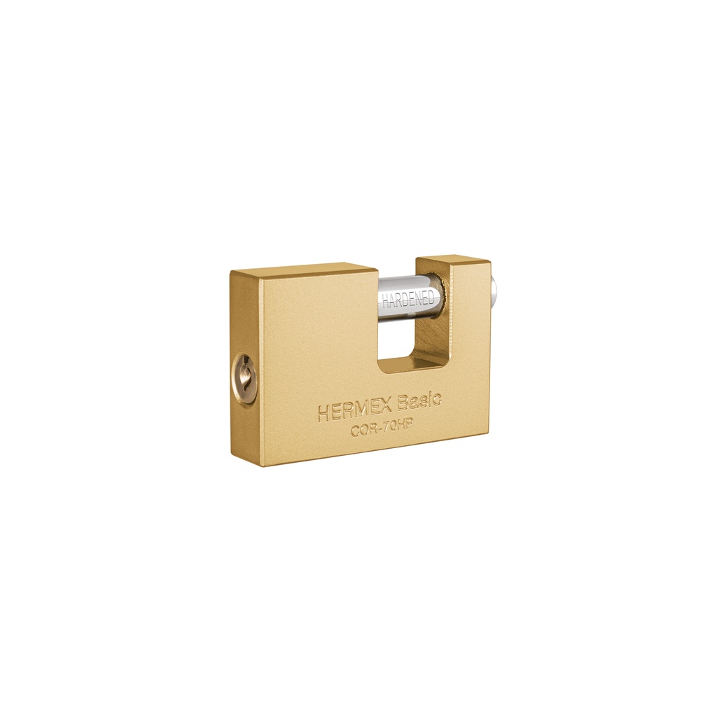 [T23540] Candado antipalanca 70 mm cuerpo de hierro, Hermex Basic