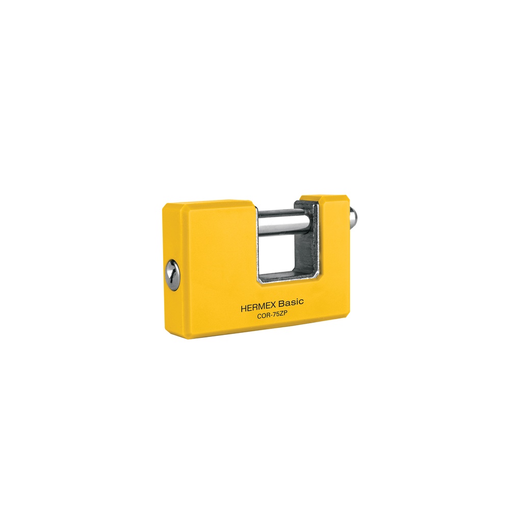 [T23524] Candado antipalanca 75 mm cuerpo metálico, Hermex Basic