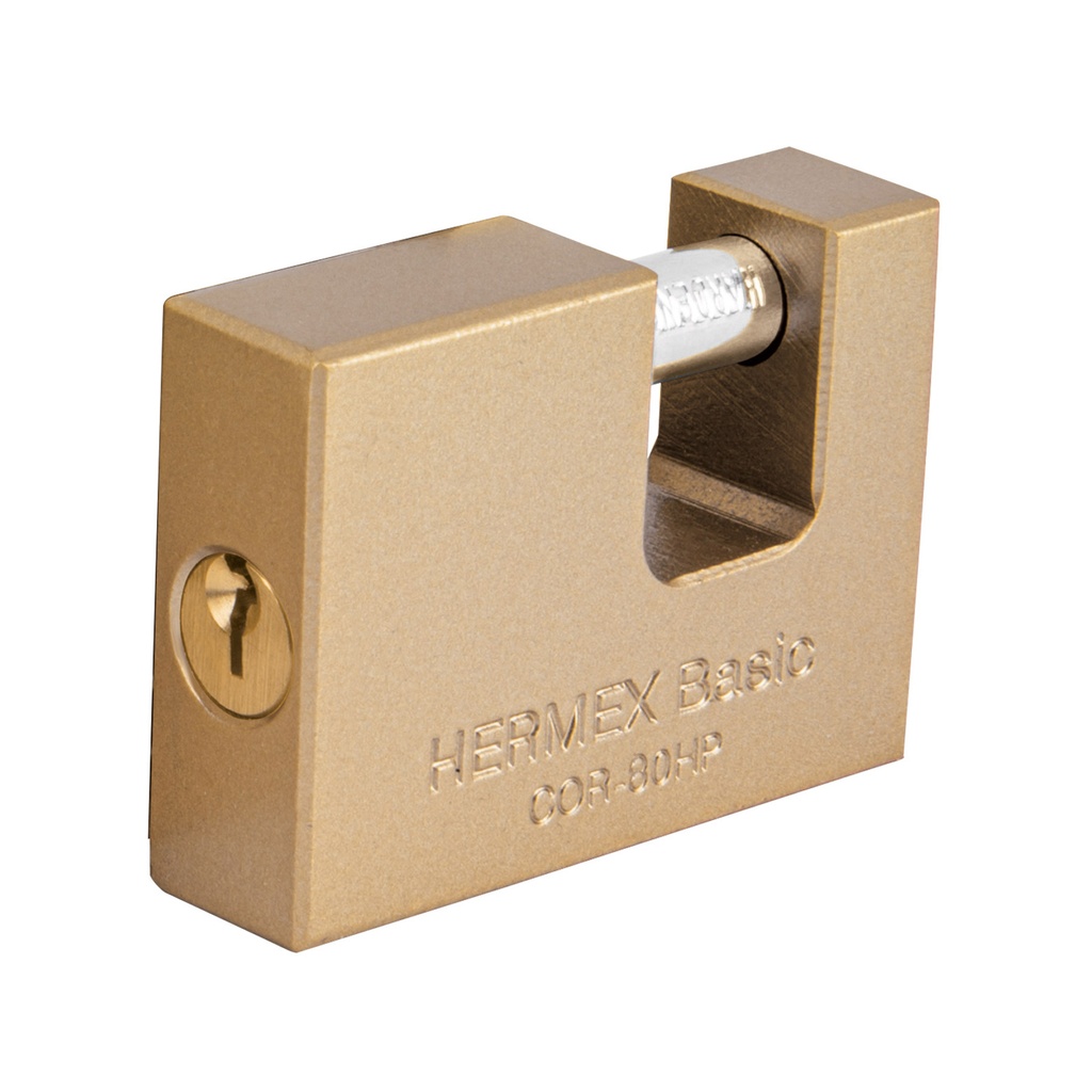 [T22517] Candado antipalanca 80 mm cuerpo de hierro, Hermex Basic - Pag 584