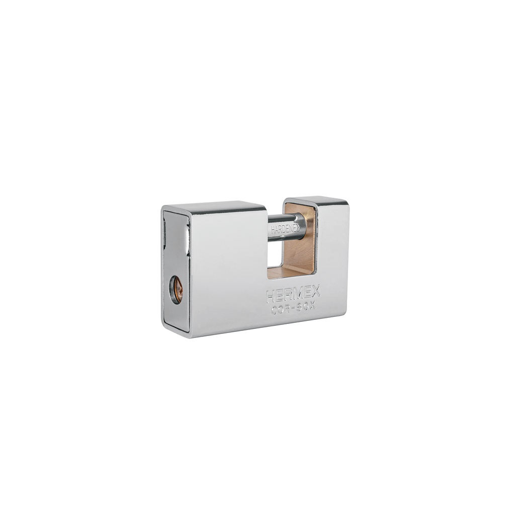 Candado antipalanca, 80mm, blindado, llave tetra, Hermex - Pag 774, 798