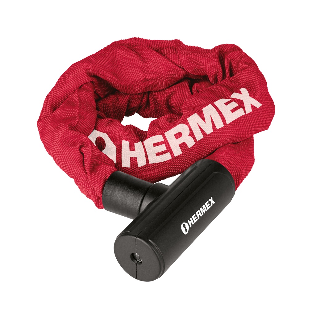 [T49621] Candado con cadena forrada de 10 mm, Hermex