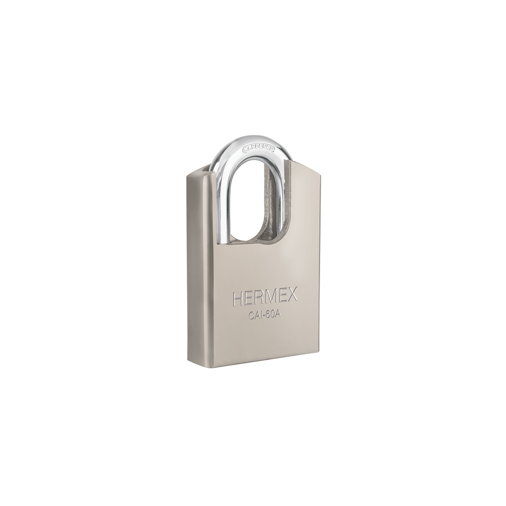 Candado de acero, máxima seguridad, 60mm, llave anti-ganzúa - Pag 585