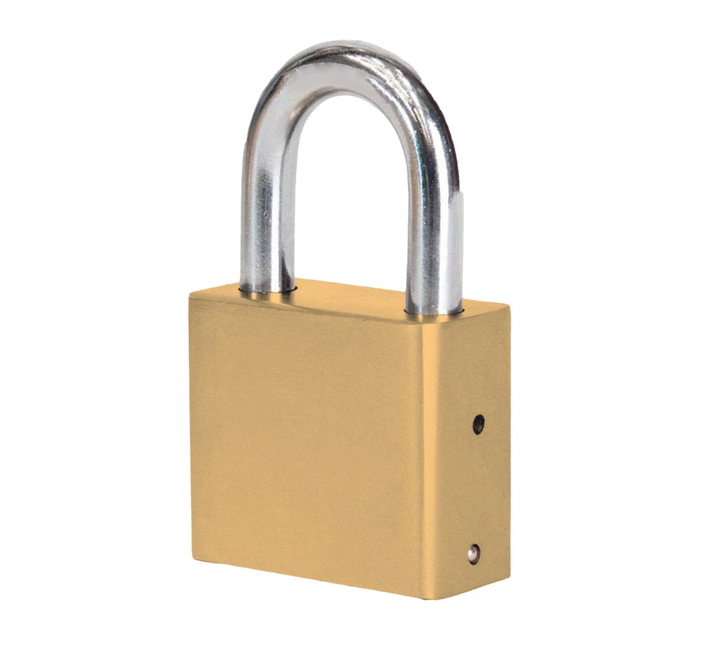 Candado hierro 50 mm, Llave de puntos, blister