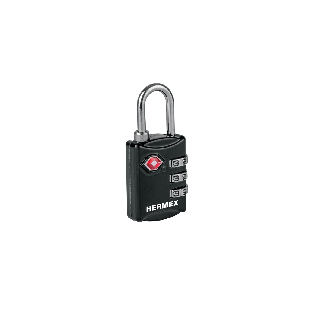 [T46291] Candado maletero de combinación 27 mm seguridad TSA, blíster