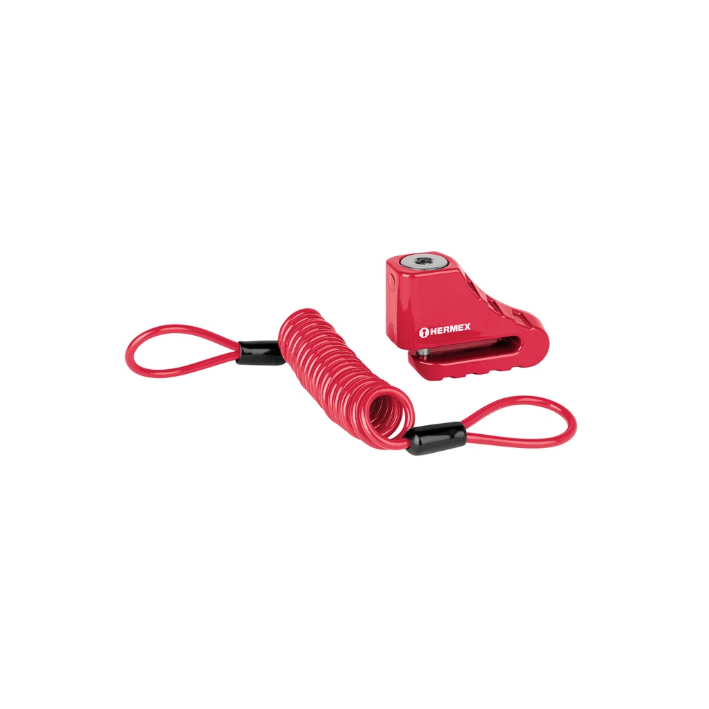 [T49622] Candado para disco de motocicleta, perno de 5.5 mm, Hermex
