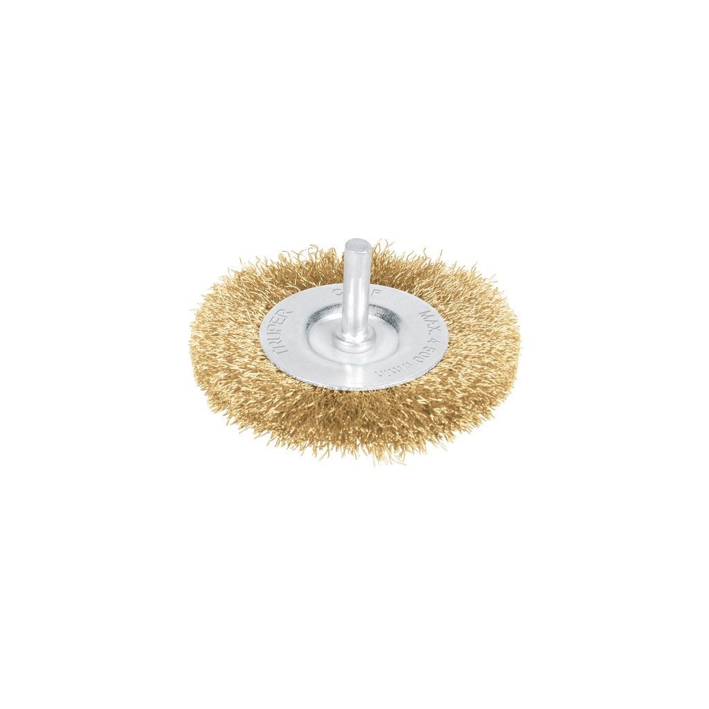 Carda circular 3' alambre fino para taladro, Truper