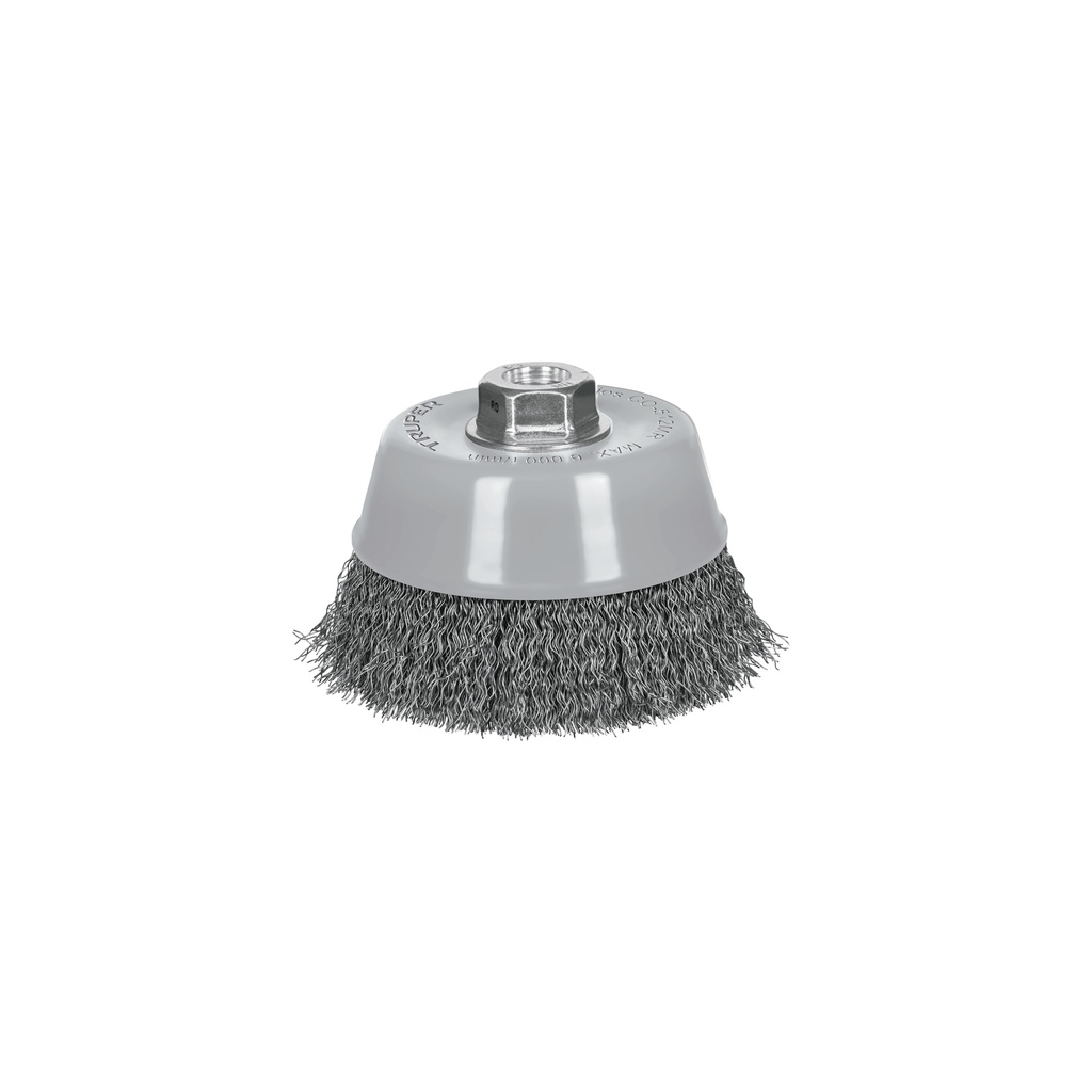 [T100859] Carda copa 5' alambre ondulado fino, Multi-rosca, Truper