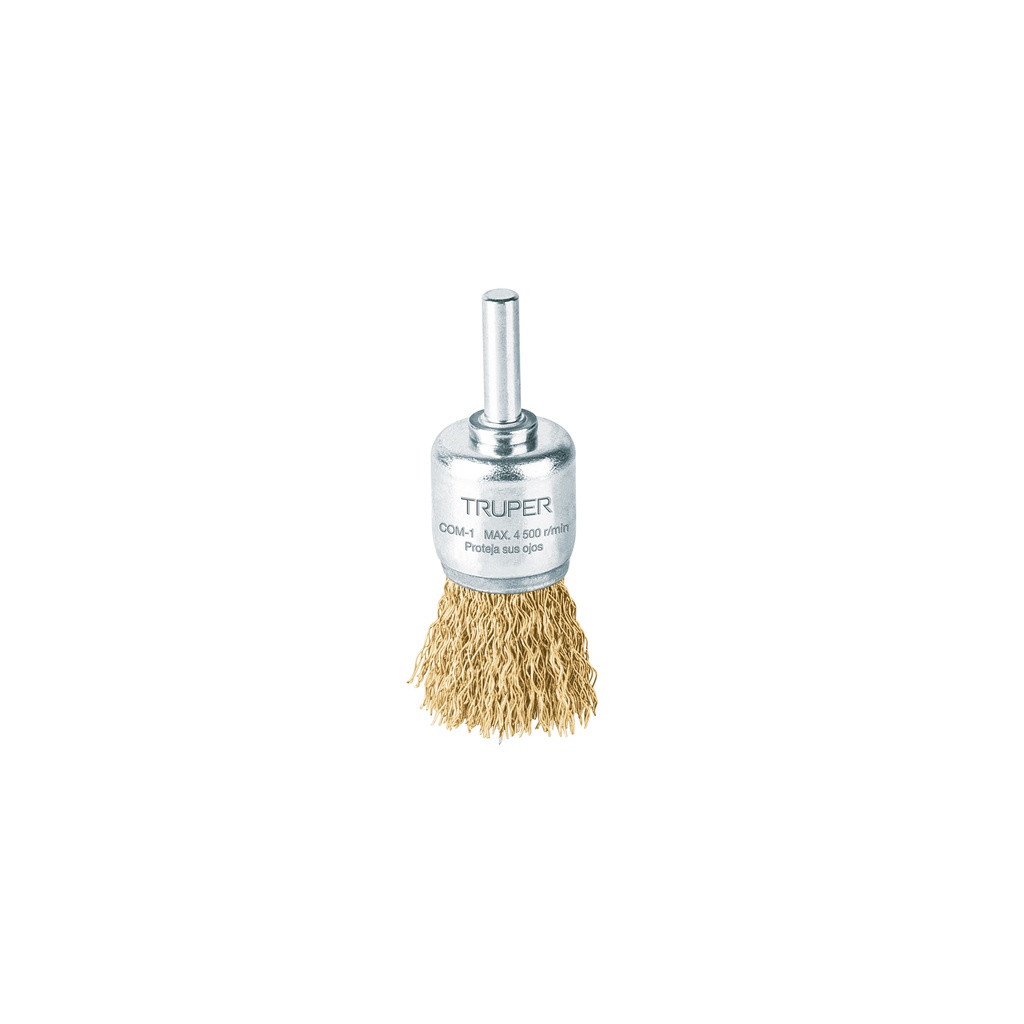 [T11595] Carda de copa 1' alambre grueso para taladro, Truper