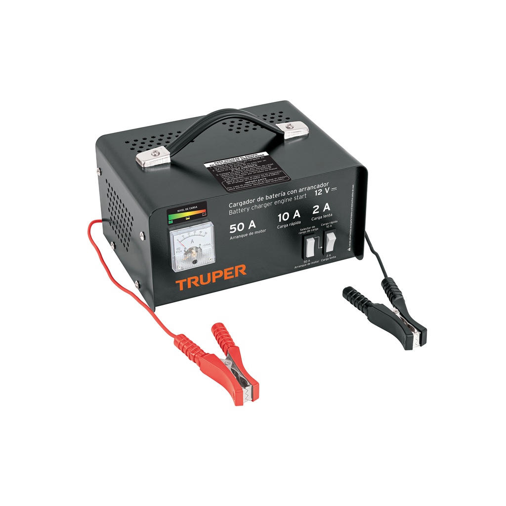 [T13027] Cargador de 50 A para baterías de 12 V, Truper