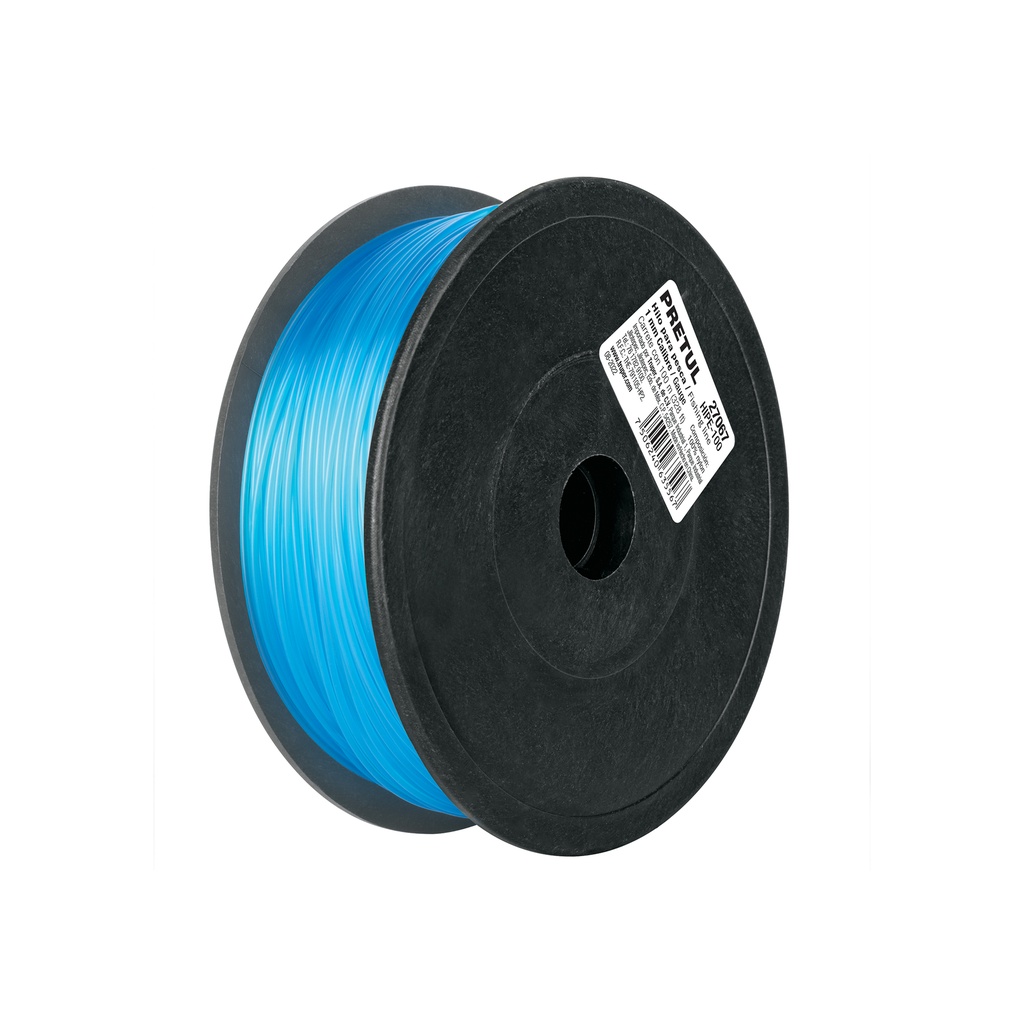 [T27067] Carrete con 100 m de hilo para pesca azul calibre 1.00 mm