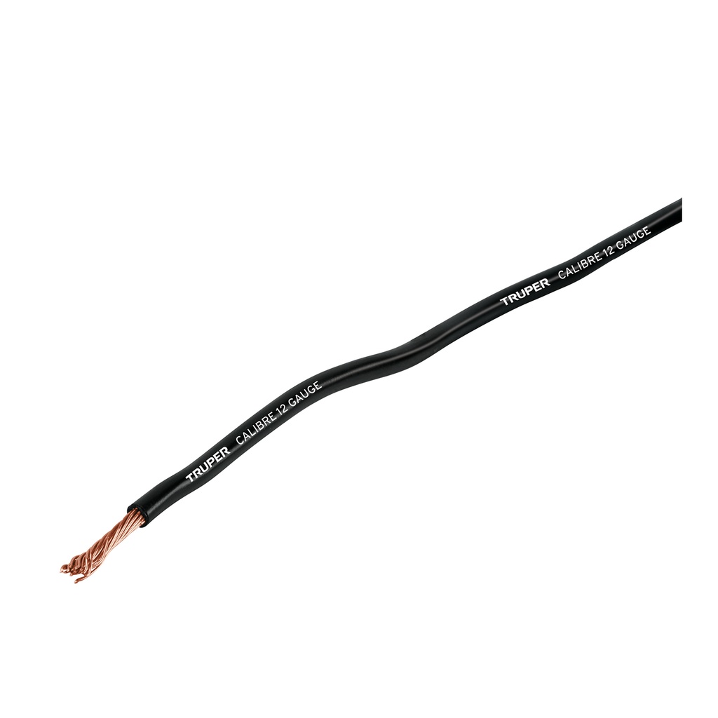 Carrete con 3.5 m de cable primario negro calibre 12, Truper - Pag 22