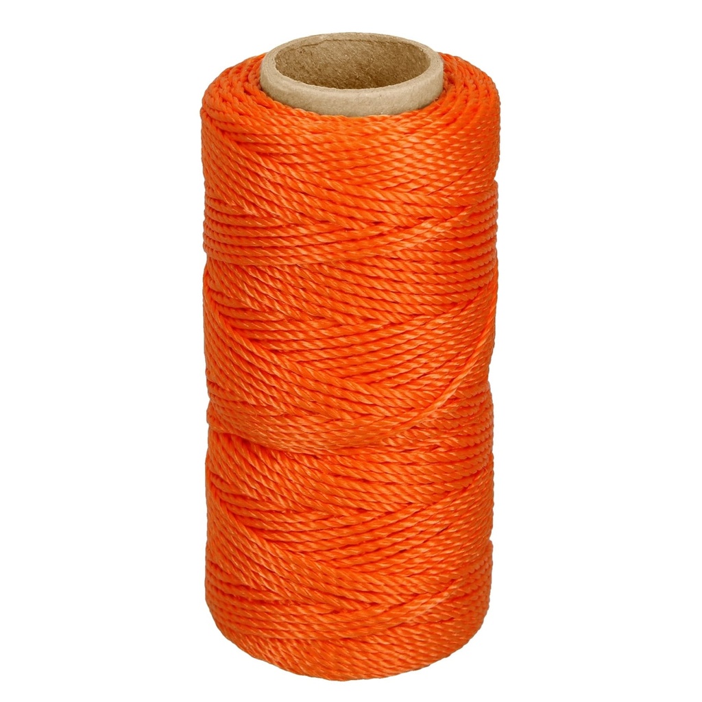 [T14051] Carrete con 65 m de hilo para albañil naranja, Truper