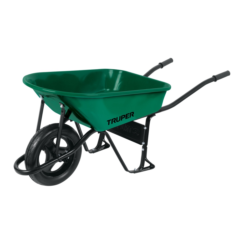 Carretilla 4.75 ft3 Imponchable, bastidor tubular, Truper