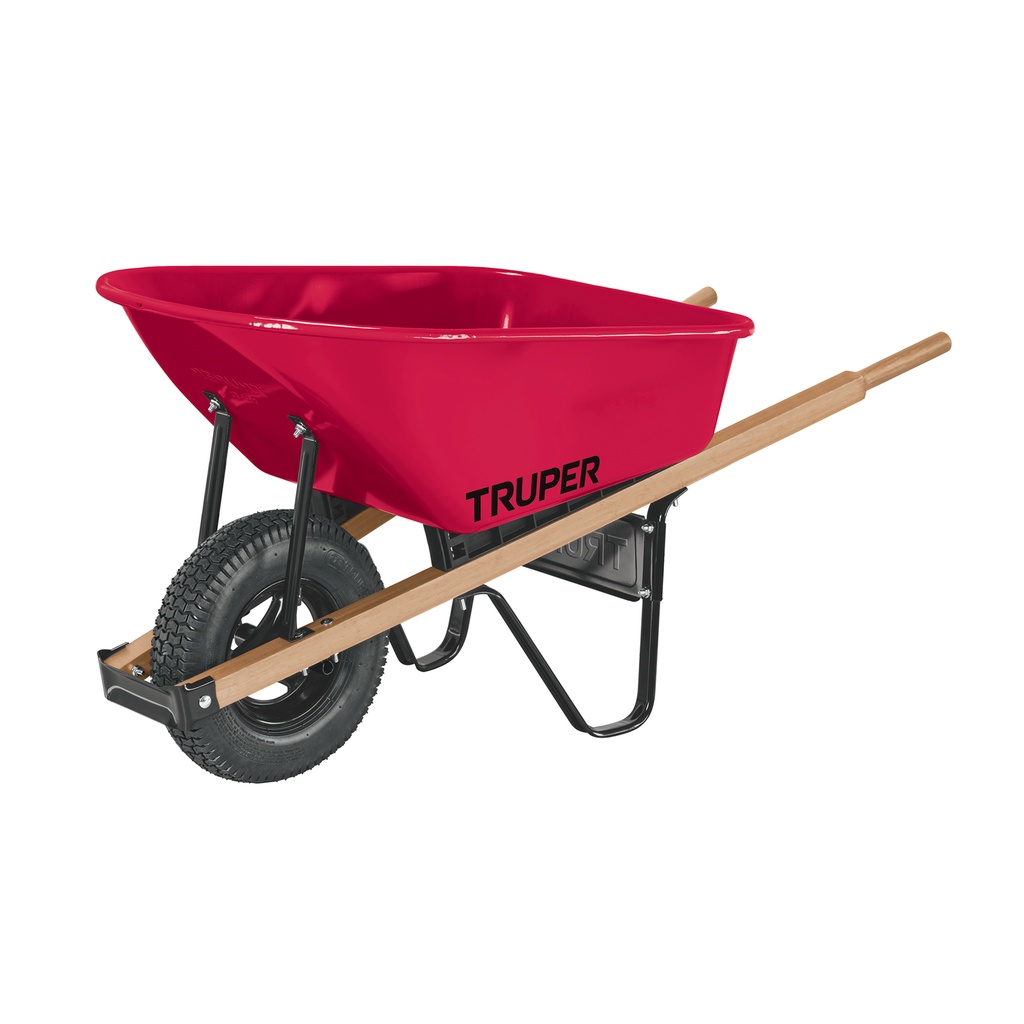 Carretilla 6 ft3 Neumática, bastidores de madera, Truper - Pag 79