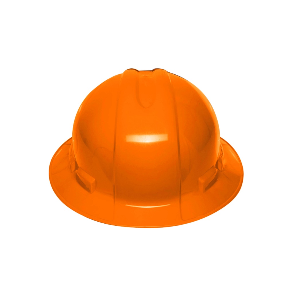 Casco de seguridad ala ancha, naranja, Truper