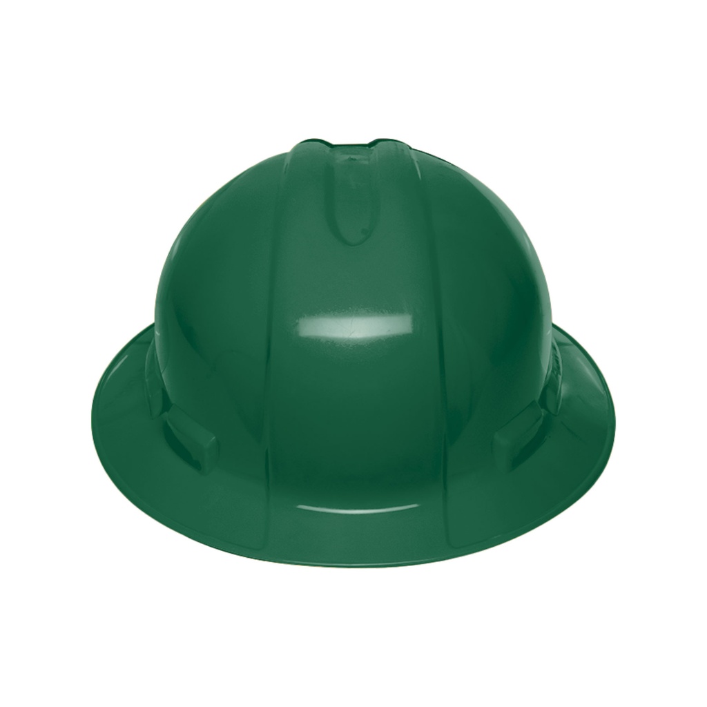 [T10572] Casco de seguridad ala ancha, verde, Truper