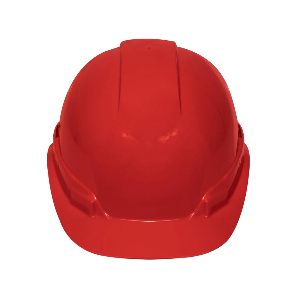 Casco de seguridad ventilado, ajuste de matraca, rojo - Pag 436