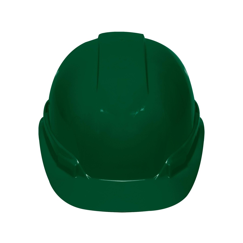 Casco de seguridad ventilado, ajuste de matraca, verde - Pag 436