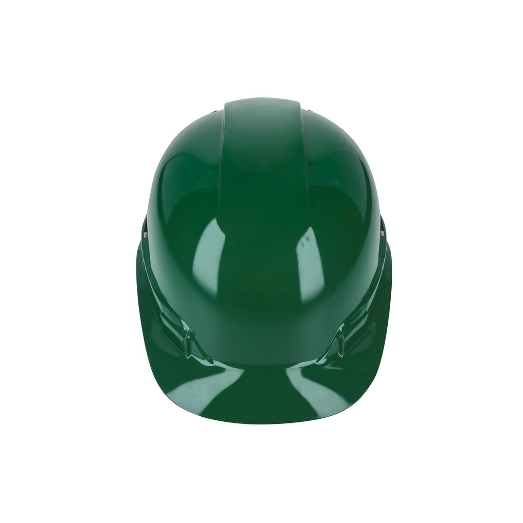 Casco de seguridad, ajuste de matraca, verde, Truper