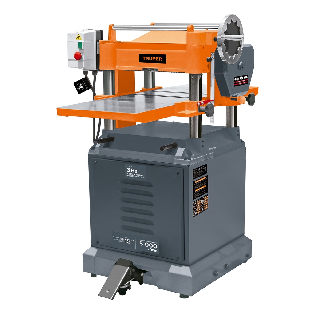 Cepillo de piso 15' de 2250 W (3 HP), Truper