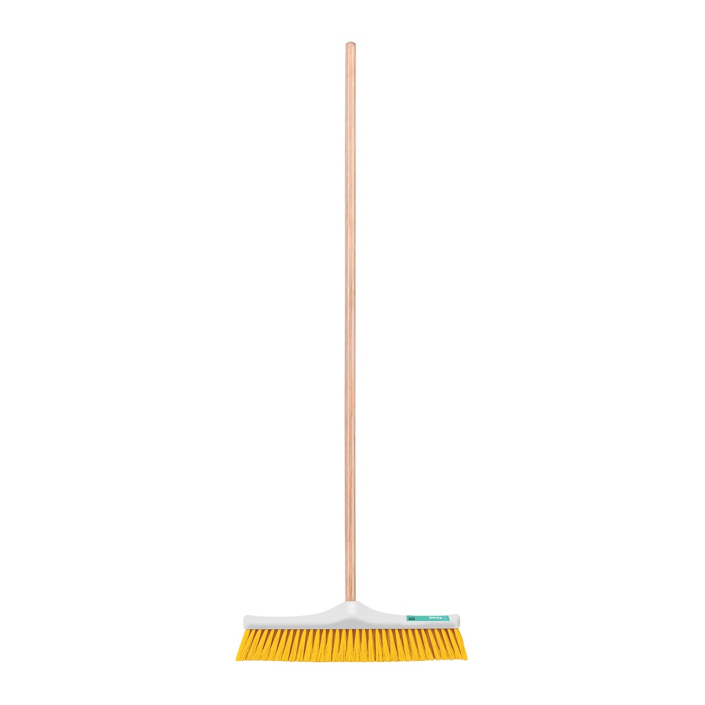 Cepillo industrial cerda suave de 50 cm con bastón de madera
