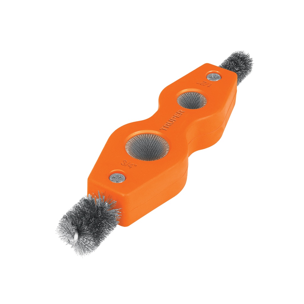 [T17110] Cepillo limpiador de terminales de baterías, 4 en 1, Truper