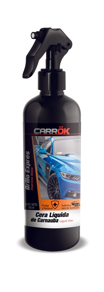 Cera Liquida de Carnauba Brillo Express CARROK - 500ml