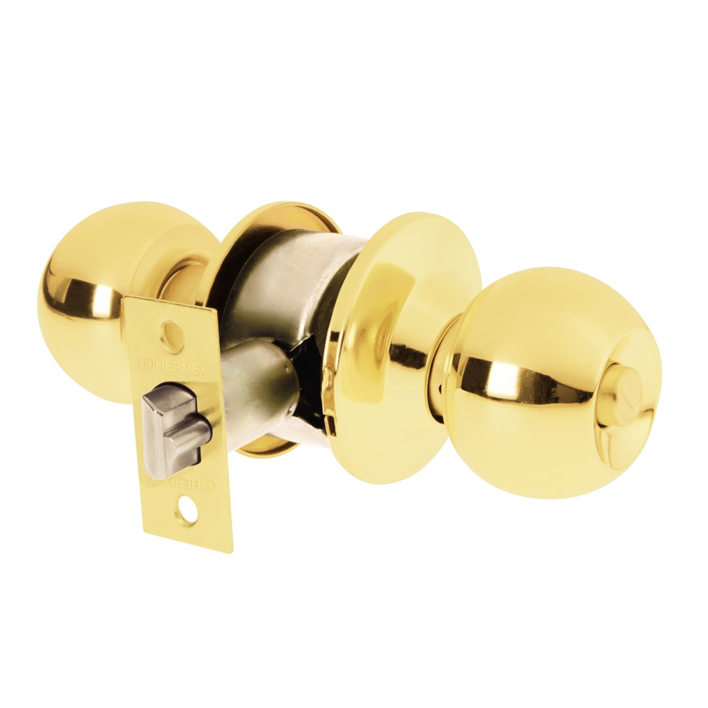 [T28051] Cerradura esfera cilíndrico, recámara, brillante, blíster,HB