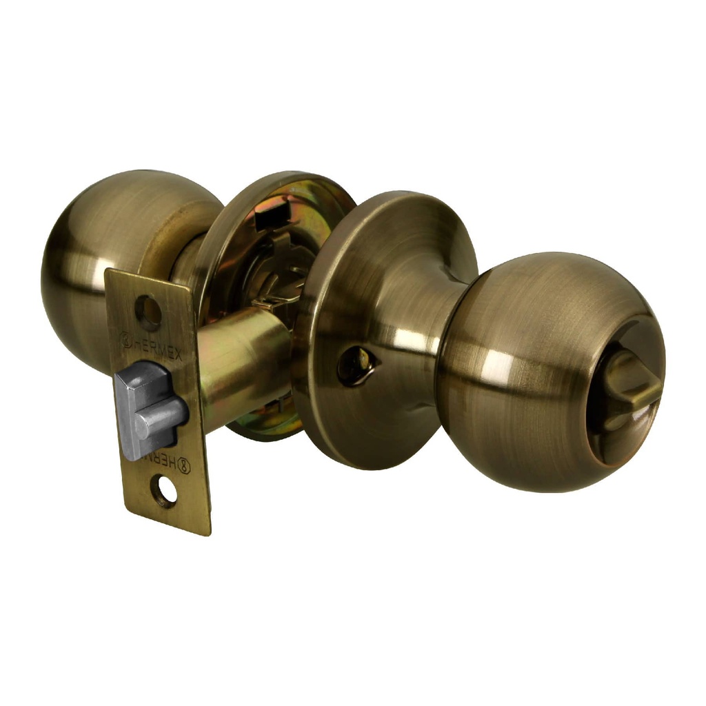 [T28071] Cerradura esfera tubular, recámara, antiguo, blíster, Basic