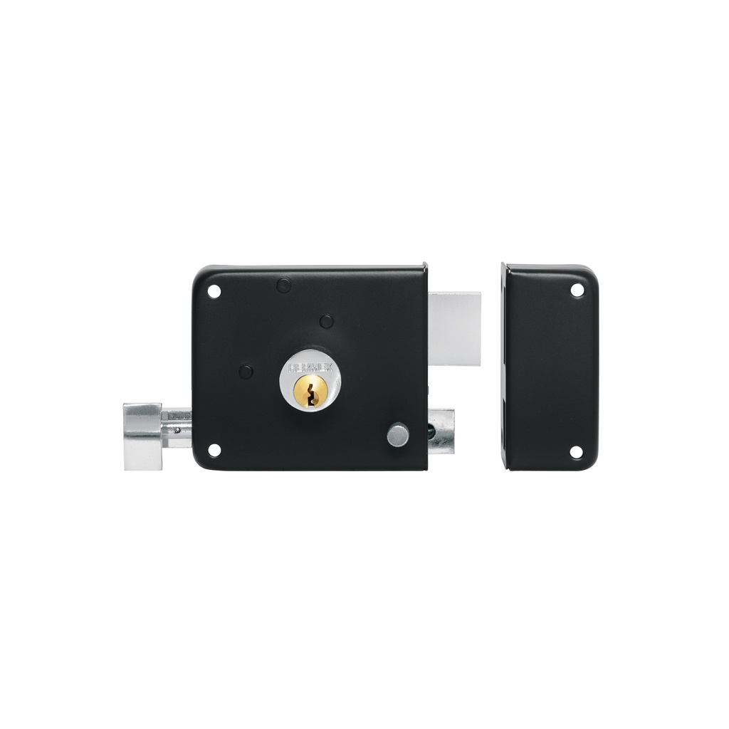 Cerradura sobreponer der instala-fácil, tradicional, negro