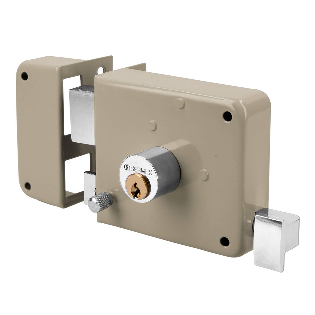 Cerradura sobreponer izq clásica, llave tradicional, caja - Pag 591