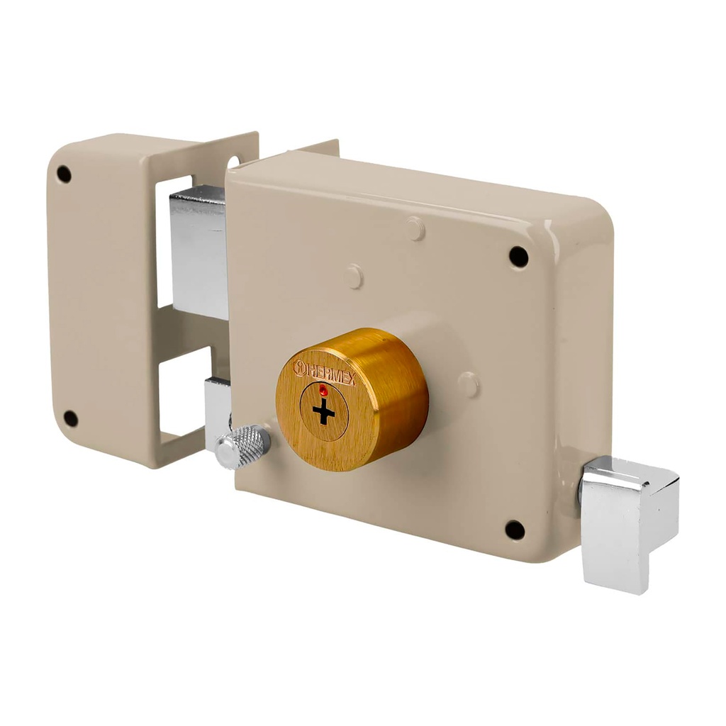 Cerradura sobreponer izquierda clásica, llave tetra, caja - Pag 591