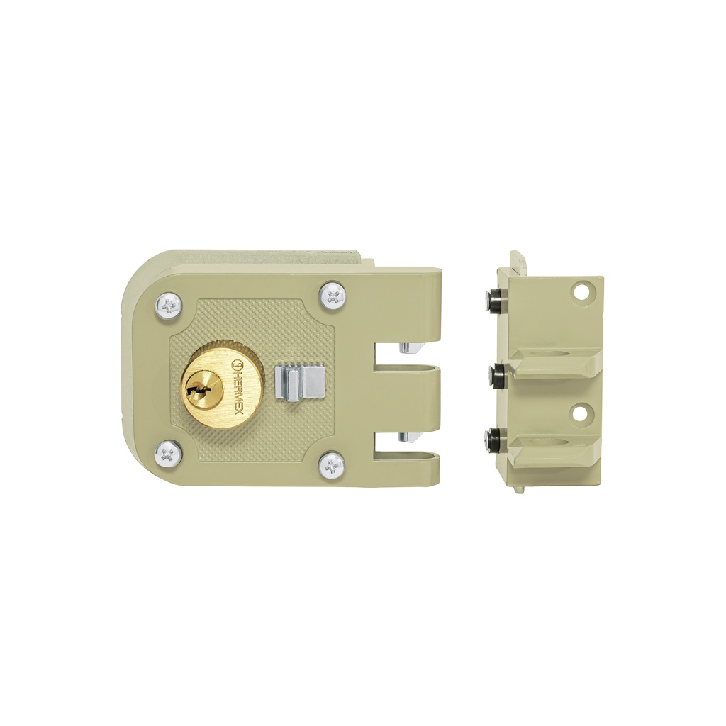 Cerradura sobreponer, puerta corrediza, clásica, derecha