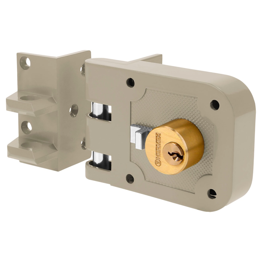 [T43495] Cerradura sobreponer, puerta corrediza, clásica, izquierda