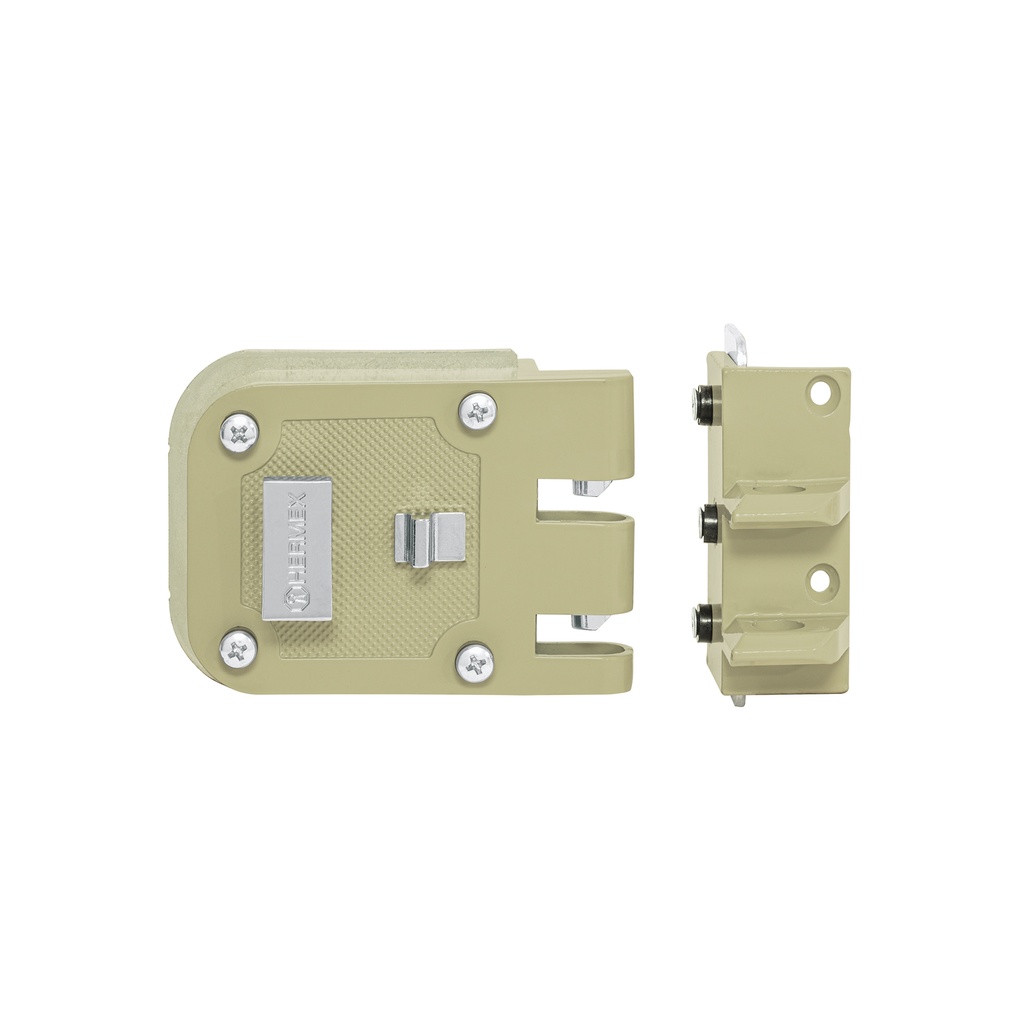 [T43492] Cerradura sobreponer, puerta corrediza, mariposa, derecha