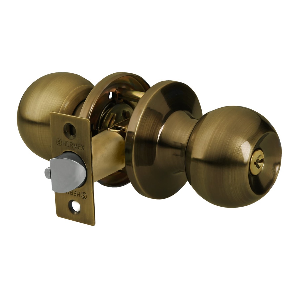 [T23656] Cerradura tipo esfera, tubular, entrada, antiguo, Basic