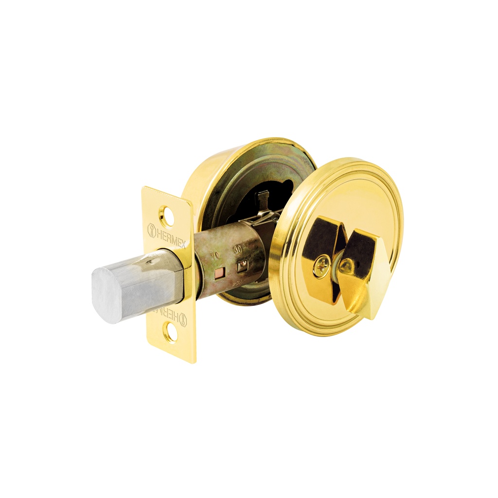 Cerrojo llave-mariposa latón brillante, llave de puntos - Pag 588