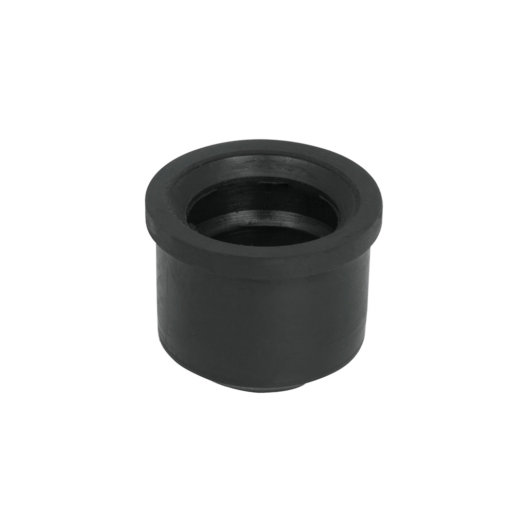Chupón de hule negro, 1-1/2' x 1-1/4', Foset