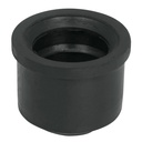 Chupón de hule negro, 1-1/2' x 1-1/4', Foset - Pag 669