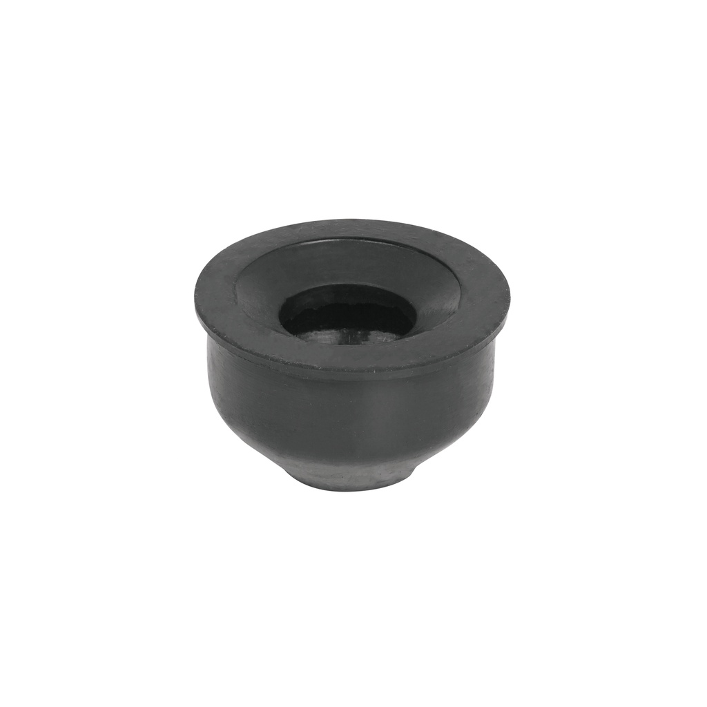 Chupón de hule negro, 2' x 1-1/4', Foset