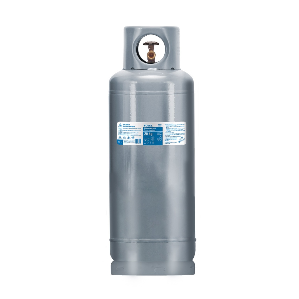 Cilindro portátil para gas LP, 20kg (44lb) Foset - Pag 518